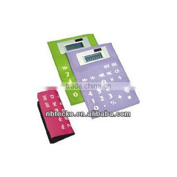 foldable silicon calculator with many colors for promotion