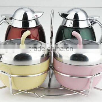 5pcs Stainless Steel Seasoning Pot Spice Container Set photo-6