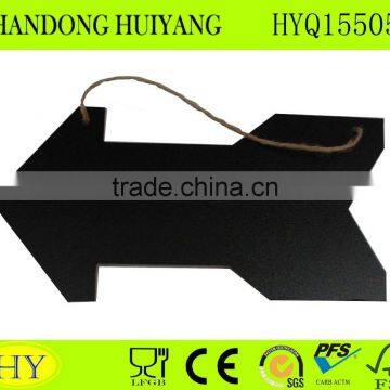 2015 New Natural Wooden Door Hanger With Black Board,cheap Wooden Blackboard photo-2