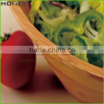 Large Bamboo Salad Serving Soup Bowl/Homex_Factory