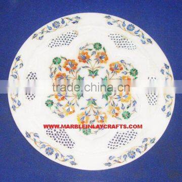 Beautiful Marble Inlay Plate