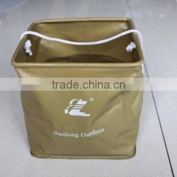 PVC material collapsible water bucket