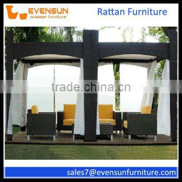 Manual Assembly Gazebo Tent Rattan Gazebo photo-6