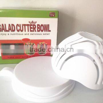 HOT PRODUCT Plastic Secure Salad Cutter Bowl for Vegetable photo-2