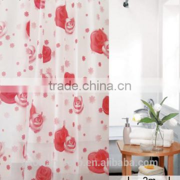 Printed PVC curtain shower curtain