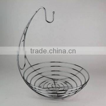 Fancy Modern Design Home Kitchen Accessories Metal Wire Fruit Basket photo-2