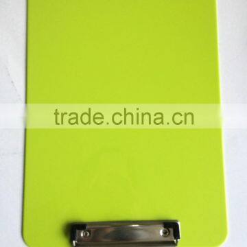 A4 PS Green Writing Clip Board