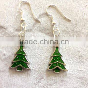 Novelty Christmas Earrings, Tree Earrings, Christmas Tree Earrings photo-3