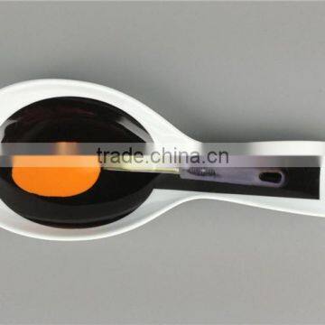 Meneed fancy custom design small plastic egg spoon