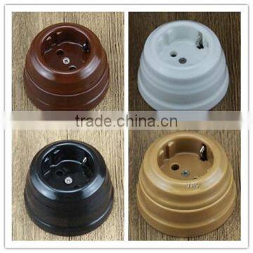 different types of european ru ceramic porcelain power universal 2-gang pop up sockets