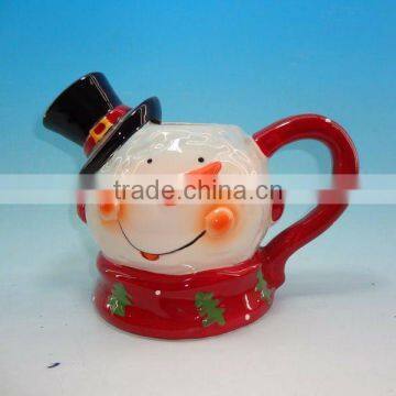 Newest Snowman ceramic kettle