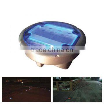 Burial Type Aluminum Alloy Waterproof IP68 Solar Powered (Charging) LED Cat Eye (Road Stud / Pavement Marker) MS-1100