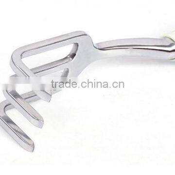 Three Teeth Mini Garden Hand Metal Rake photo-4