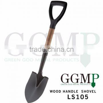 carbon steel agriculture farming wooden handle garden spade shovel