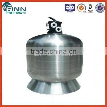 Commercial Wholesale Swimming Pool Top Mount Stainless Steel Used Sand Filter for Water Treatment