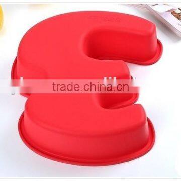 Fashion Chocolate Ice Tray Digital Shape Silicone Cake Mold photo-4