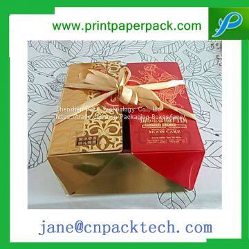 Custom Coated Paper Gift Packing Mooncake Packaging Box