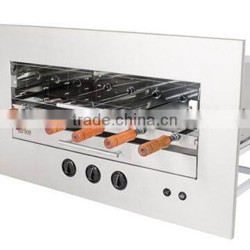 Built-in Gas Horizontal Grill with 6 skewers_AGH-06 Arke