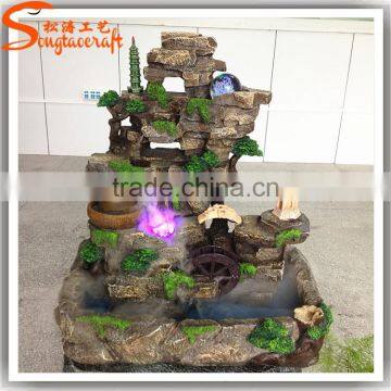 Good Product Artificial Fountain Wholesale Indoor Artificial Waterfall Fountain Fake Water Fountain Price photo-5