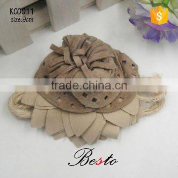 Wholesale custom ladies sandal shoe flower for women shoes