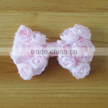 Shabby Bow Flower Clip for Kids Hair Accessories photo-5