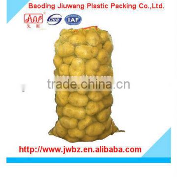 Mesh potatoes bags high quality, tubular leno mesh bags