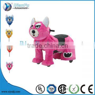 Amusement Park Ride Musical Animated Plush Toy Ride Motorized Animals Battery Operated Ride Animals for Sale photo-3