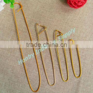 Knitting Tool Golden Color Lighted Needle Crochet Stitch Holder