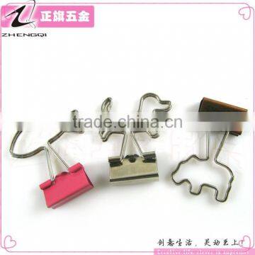 Professional personalized OEM animal shapes money clip binder clips