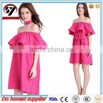 Factory In-stock Womens Clothing 2017 Top Selling Products Simple Elegant Cut Out Dress Women photo-5