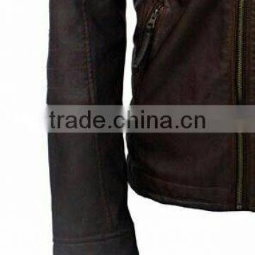 ALIKE Men Jacket pu Jacket Garment Dye Jacket photo-2