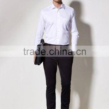 New Design Made to Measure Cotton Business Slim Men Shirt BSB008 photo-3