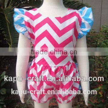 Hot Sales Chevron Rompers for Little Baby Clothes photo-5