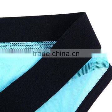 Custom Men's Sey Underwear Translucent Triangle Buttocks Hollow Mesh Briefs Elastic U Conve Comfortsoft Nylon Underwear for Gay photo-5