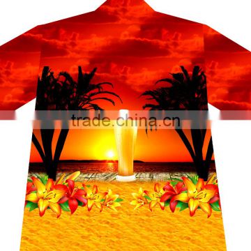 2016 Men's printed Hawaiian shirt with fashion designs NO.2