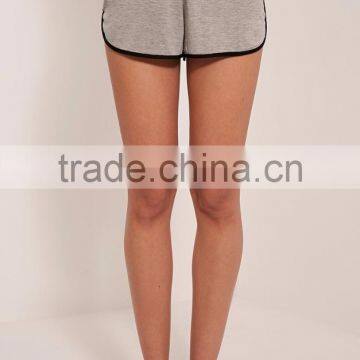 MGOO Women Grey Contrast Runner Shorts Cotton Running Shorts Sport Hot Shorts photo-3