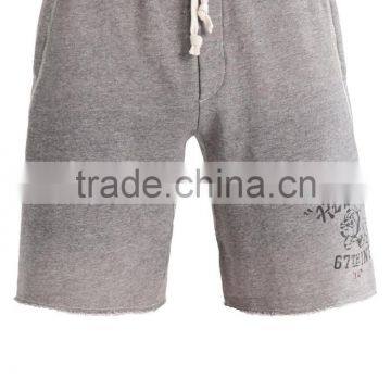 MGOO Custom Made Mens Sweat Shorts Sport Wear Running Wear French Terry Short Pants With Raw Cut Hem