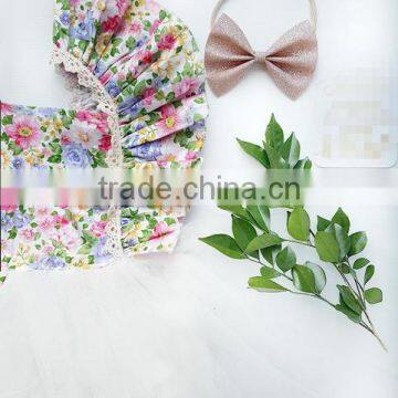 Summer Children Frocks Model Design 6 Years Small Girl Baby Clothes Fashion Dress photo-3