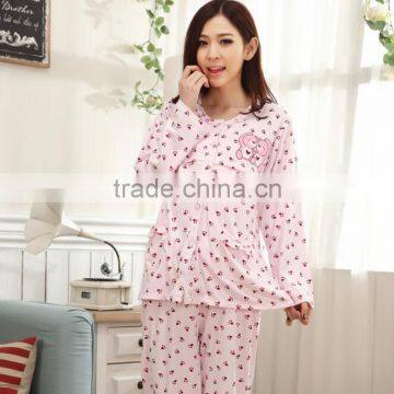 zm31135a latest maternity nursing clothing casual women pajamas set