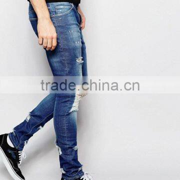 Design Your Own Brand Jeans Ripped Jeans Men New Pattern Jeans photo-4