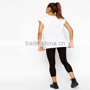 Sexy Women Basic Cropped Slimming Leggings Fitness Pants Wholesale photo-3