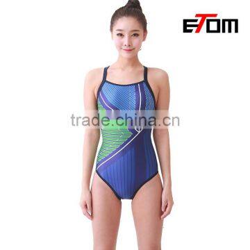 0596 South Korea gal triangle swimsuit gal tight sports professional jumpsuit swimming suit