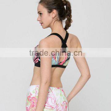 Hot Sale Best Running Bra Yoga Wear Breathable New Style Racerback Sports Bra