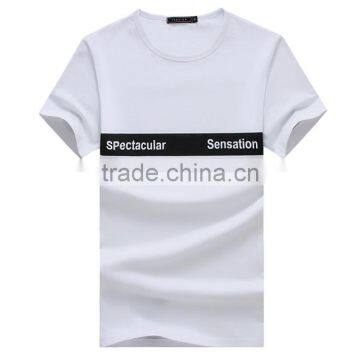 2016 Fashion Fit Best Quality Letter Printe Short Sleeve Fit Men's t Shirt photo-4