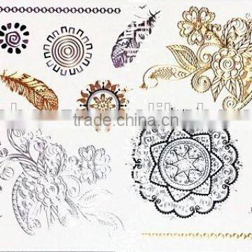 Wholesale Gold and Silver Summer Tattoo Sticker photo-3