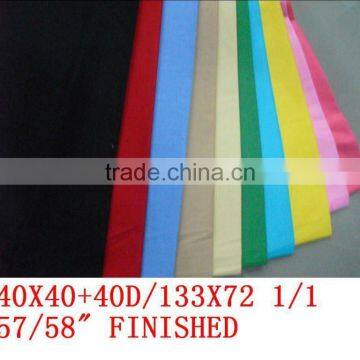 COTTON SPANDEX POPLIN 40X40+40D/133X72 1/1 57/58" FINISHED COTTON POPLIN SPANDEX