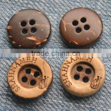 Decorative fashion natural coconut button