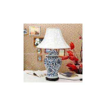 Chinese Blue and White Giner Jar Table Lamp