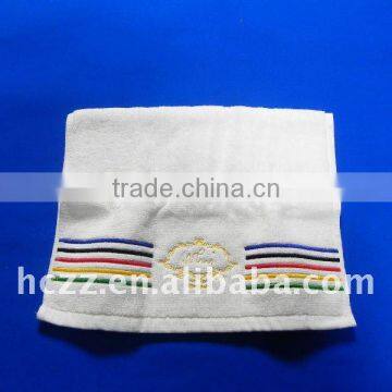 customized embroidery cotton face towel