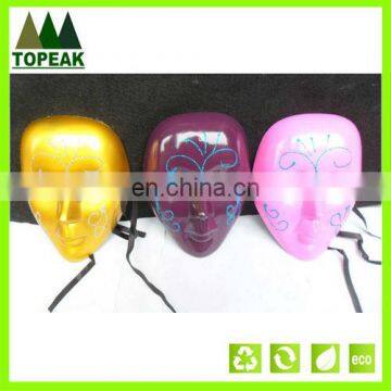 OEM halloween party mask,carnival mask,pvc mask halloween face mask Masquerade Halloween Karneval Gold lace Glitter mask